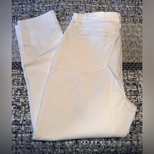BRAND NEW WITH TAGS The Loft white skinny ankle curvy jeans size 12